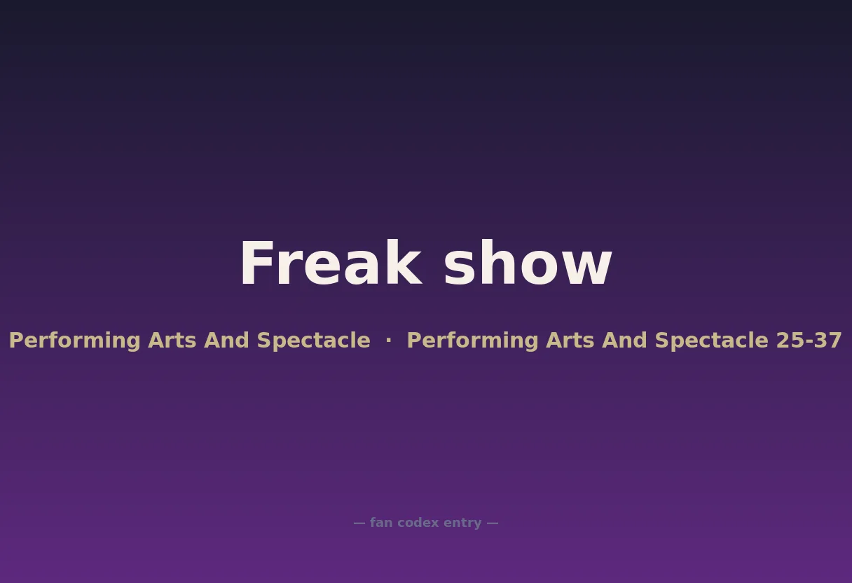 Freak show